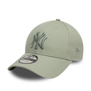 New York Yankees New Era League Essential 9FORTY MLB Cap Pastellgrün - STADIUMDREAMS