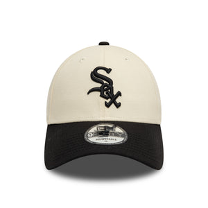 Chicago White Sox New Era Colour Block 9FORTY MLB Cap Beige - STADIUMDREAMS