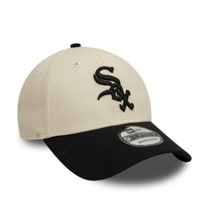 Chicago White Sox New Era Colour Block 9FORTY MLB Cap Beige - STADIUMDREAMS