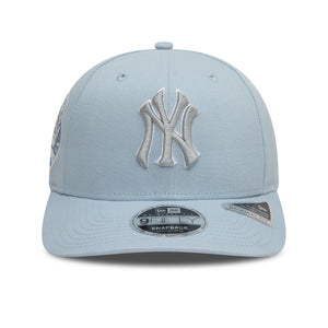 New York Yankees World Series Patch 9FIFTY Original Fit MLB Cap Pastellblau - STADIUMDREAMS