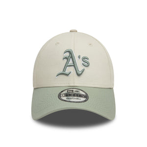 Oakland Athletics New Era World Series Side Patch 9FORTY MLB Cap Beige - STADIUMDREAMS