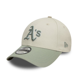 Oakland Athletics New Era World Series Side Patch 9FORTY MLB Cap Beige - STADIUMDREAMS