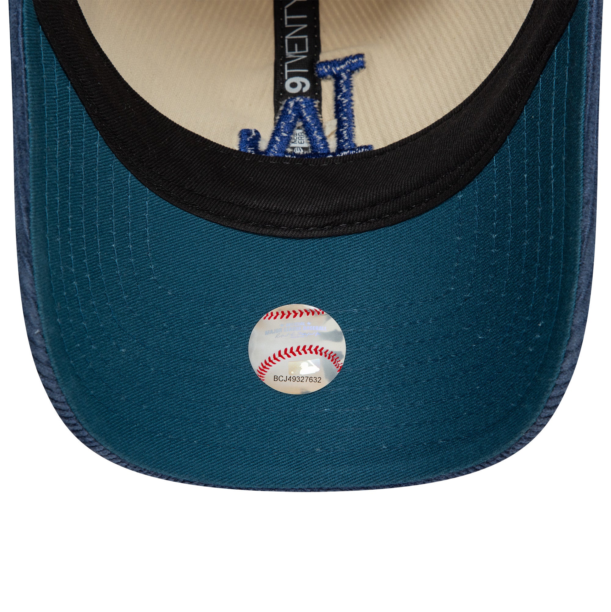 Los Angeles Dodgers New Era Colour Block CORD 9TWENTY MLB Cap Beige - STADIUMDREAMS