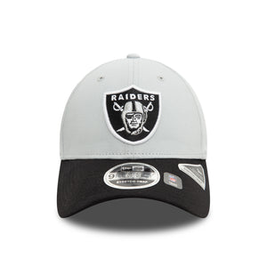 Las Vegas Raiders 2025 New Era 9FORTY Stretch Snap NFL Cap Grau - STADIUMDREAMS