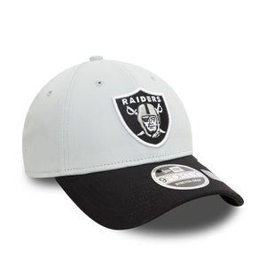 Las Vegas Raiders 2025 New Era 9FORTY Stretch Snap NFL Cap Grau - STADIUMDREAMS