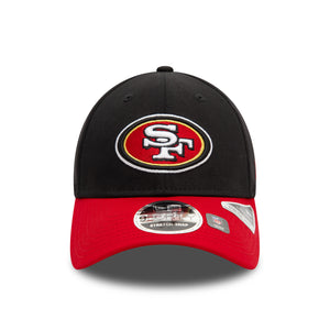 San Francisco 49ers 2025 New Era 9FORTY Stretch Snap NFL Cap Schwarz - STADIUMDREAMS