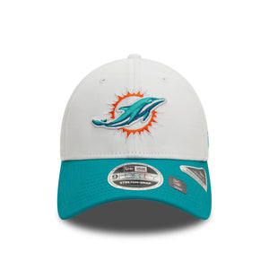 Miami Dolphins 2025 New Era 9FORTY Stretch Snap NFL Cap Weiß - STADIUMDREAMS