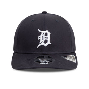 Detroit Tigers New Era Official Team Colour 9SEVENTY Stretch Snap Cap Navy - STADIUMDREAMS