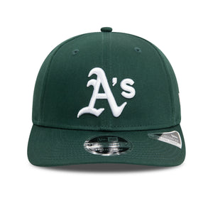 Oakland Athletics New Era Official Team Colour 9SEVENTY Stretch Snap Cap Grün - STADIUMDREAMS