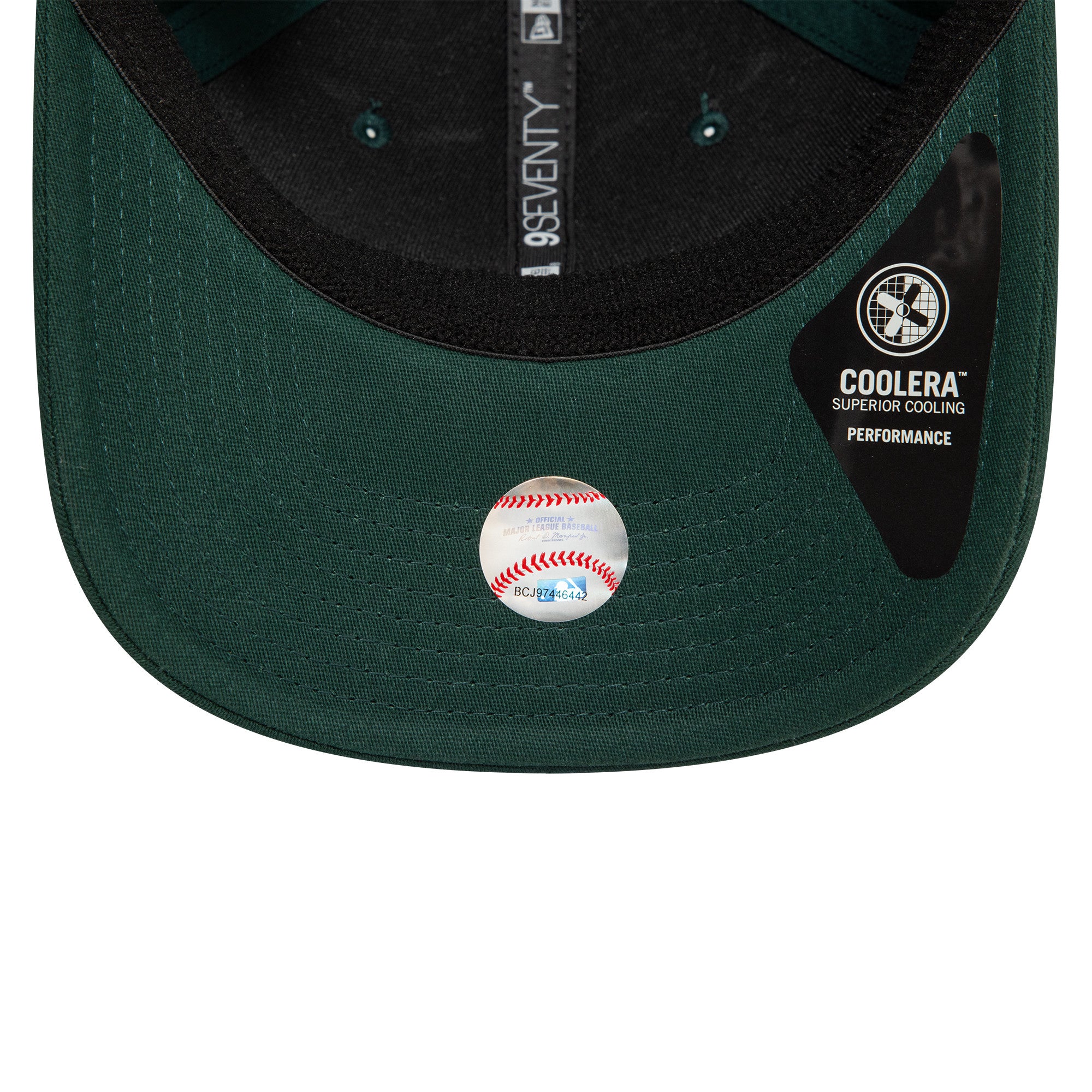 Oakland Athletics New Era Official Team Colour 9SEVENTY Stretch Snap Cap Grün - STADIUMDREAMS