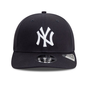 New York Yankees New Era Official Team Colour 9SEVENTY Stretch Snap Cap Navy - STADIUMDREAMS