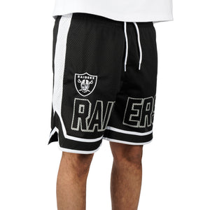 Las Vegas Raiders New Era Graphic Mesh NFL Short Schwarz - STADIUMDREAMS