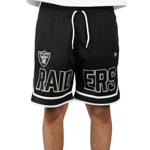 Las Vegas Raiders New Era Graphic Mesh NFL Short Schwarz - STADIUMDREAMS