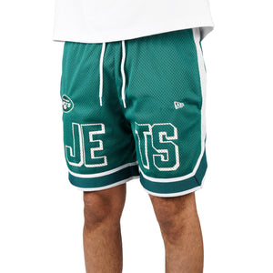 New York Jets New Era Graphic Mesh NFL Short Grün - STADIUMDREAMS