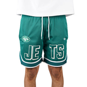 New York Jets New Era Graphic Mesh NFL Short Grün - STADIUMDREAMS