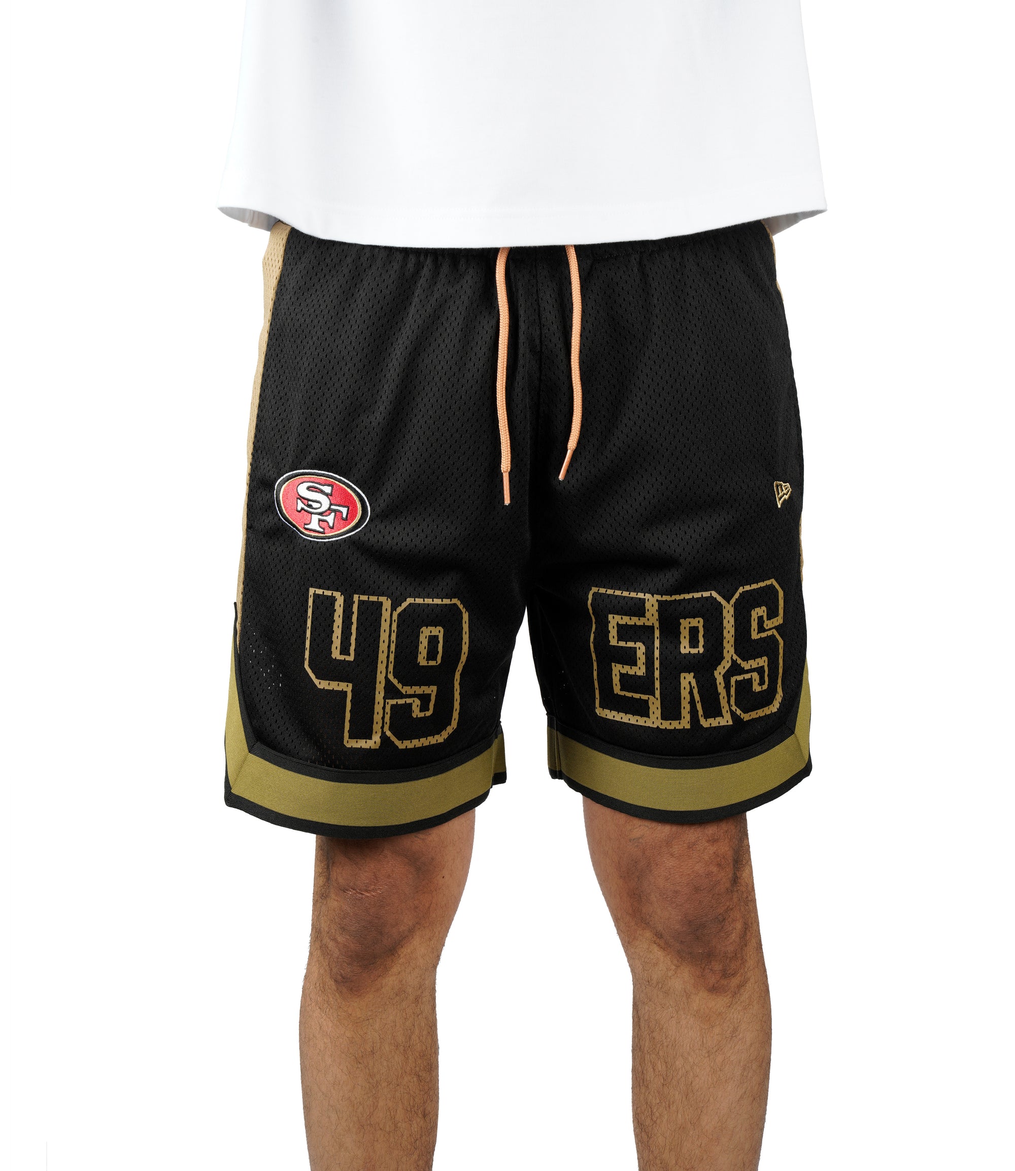 San Francisco 49ers New Era Graphic Mesh NFL Short Schwarz - STADIUMDREAMS