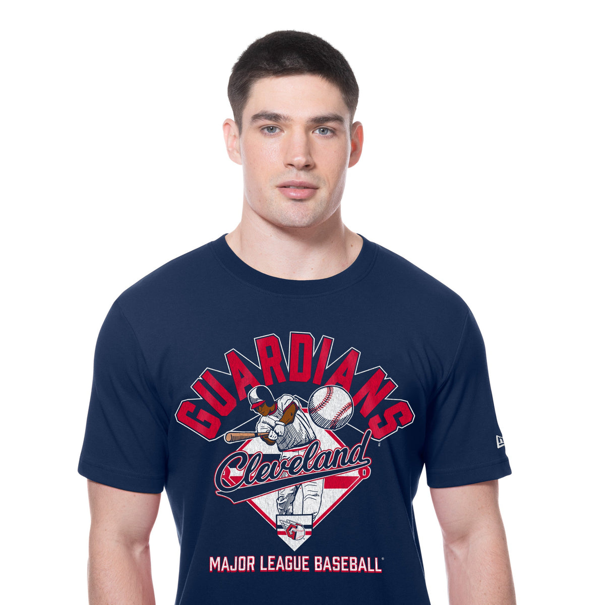 Cleveland Guardians New Era 2025 Batting Practice MLB T-Shirt Navy - STADIUMDREAMS