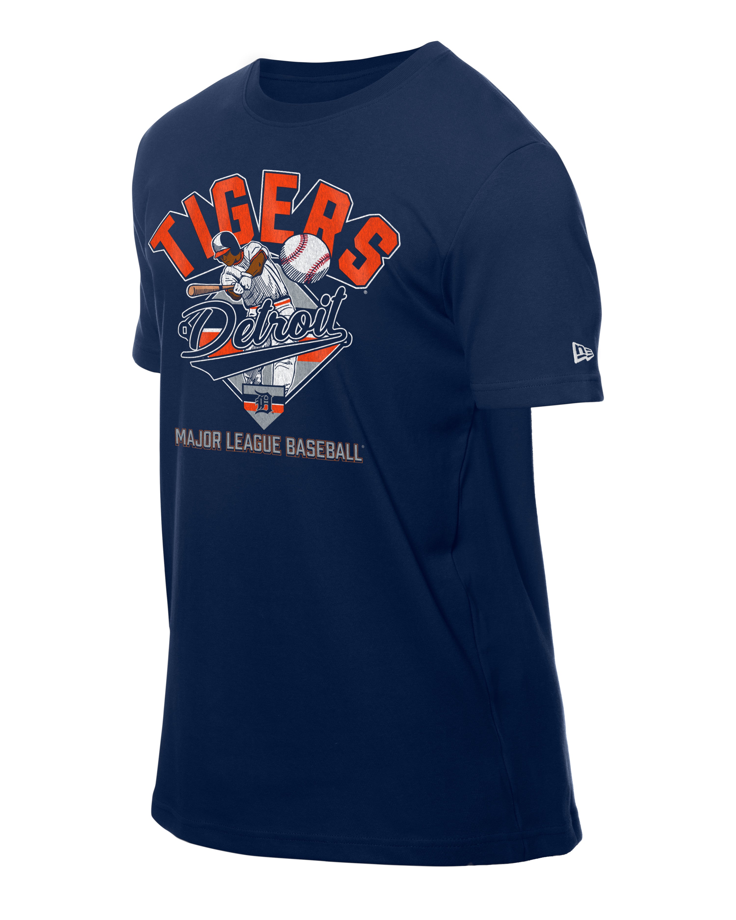 Detroit Tigers New Era 2025 Batting Practice MLB T-Shirt Navy - STADIUMDREAMS