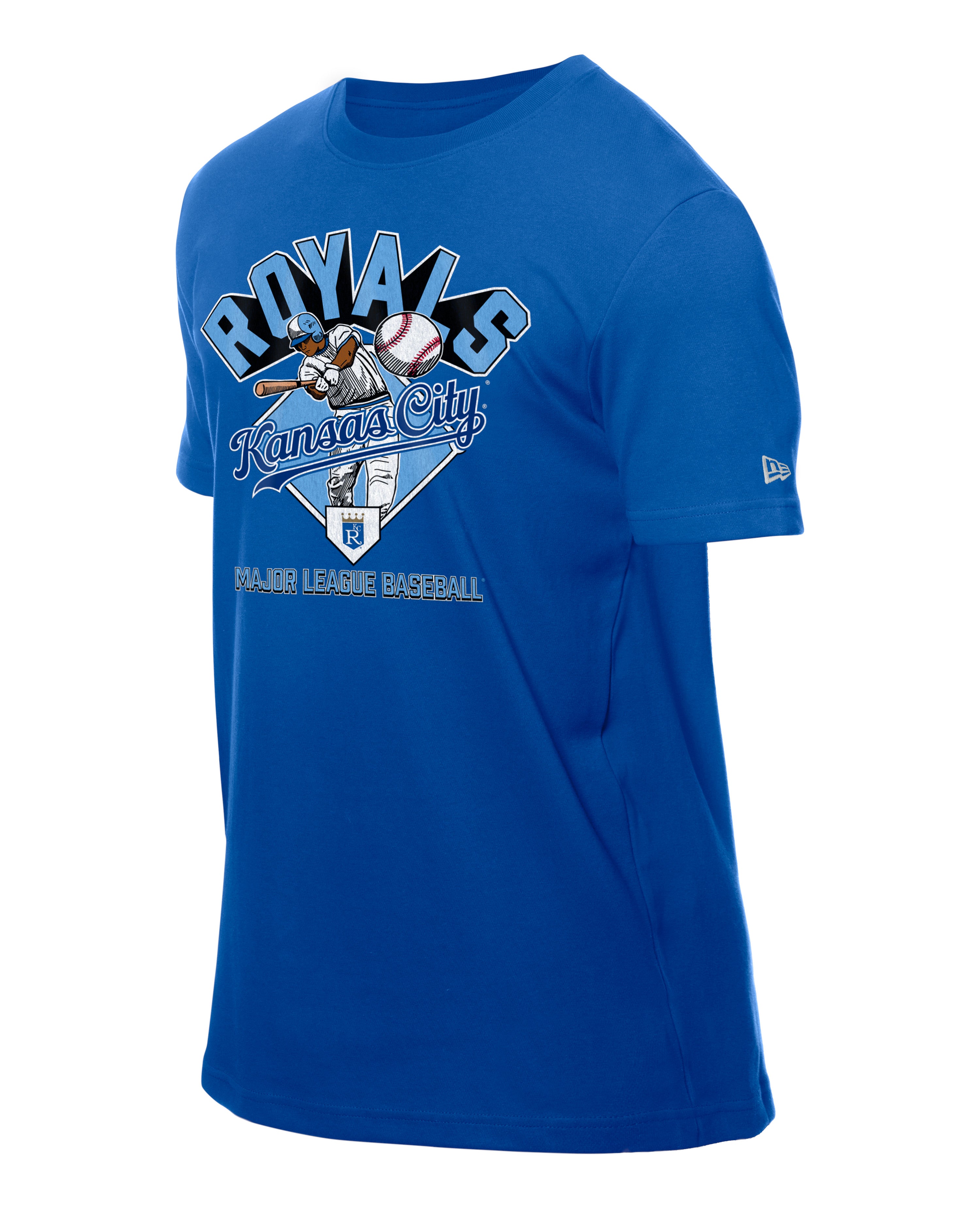 Kansas City Royals New Era 2025 Batting Practice MLB T-Shirt Blau - STADIUMDREAMS