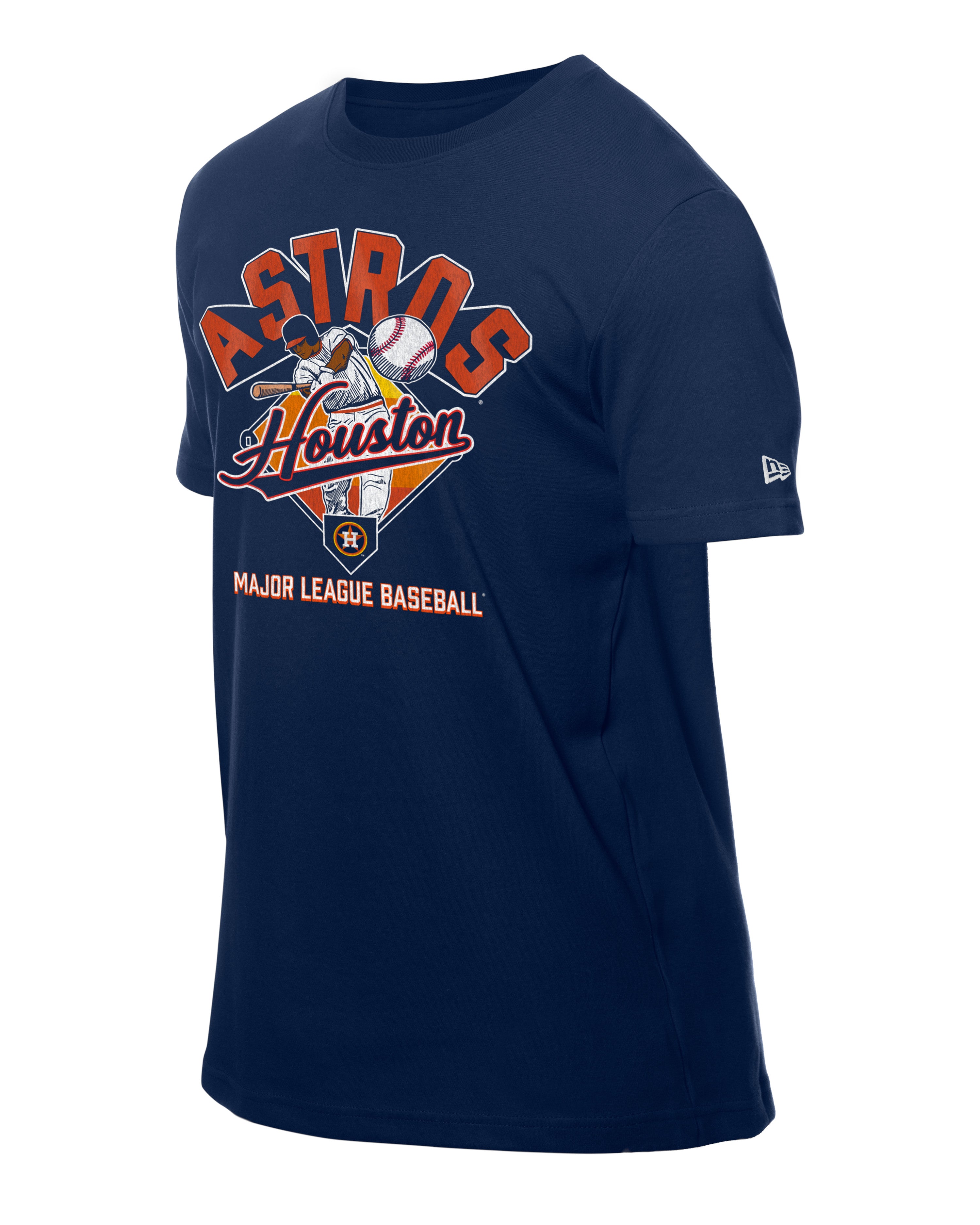 Houston Astros New Era 2025 Batting Practice MLB T-Shirt Navy - STADIUMDREAMS