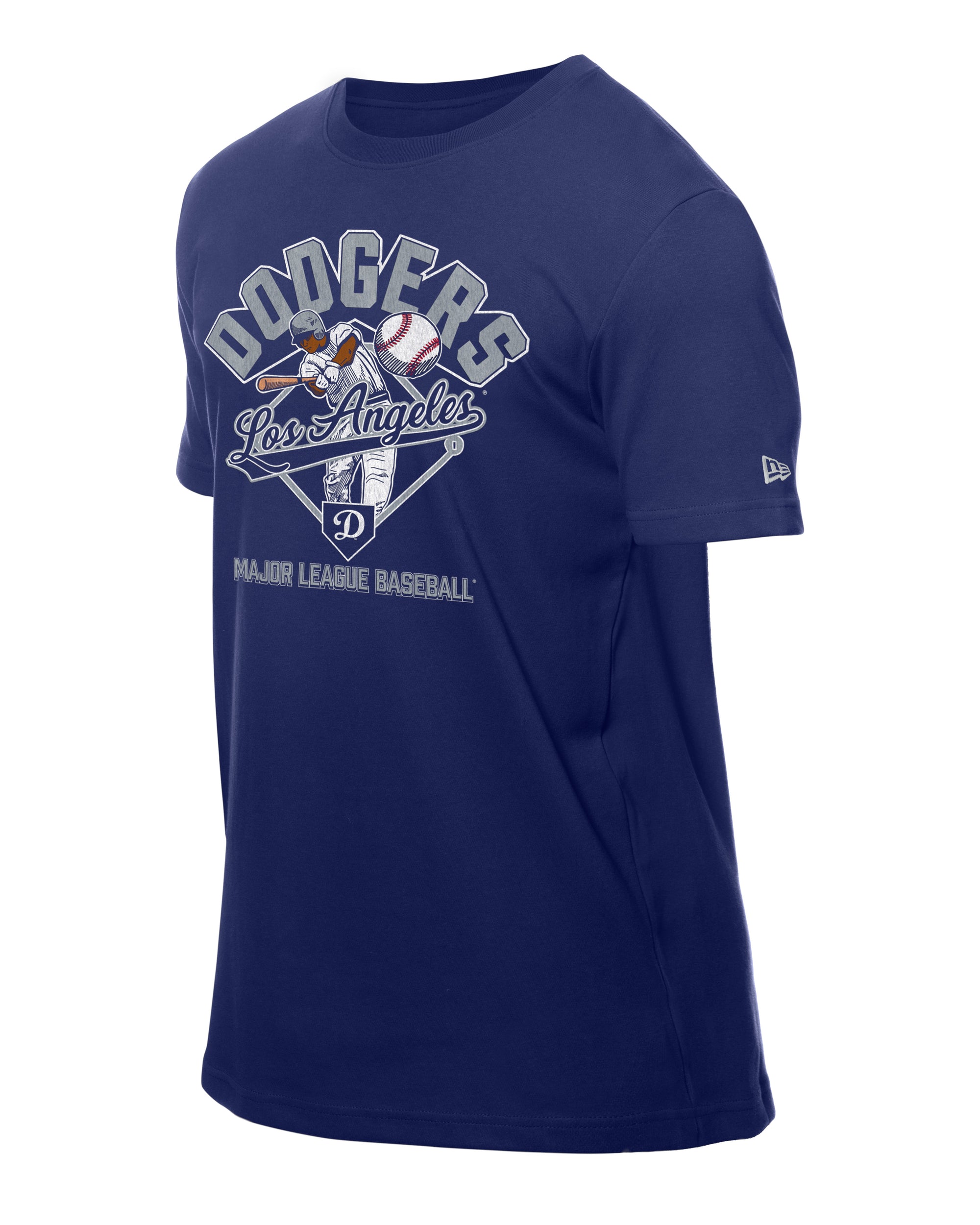 Los Angeles Dodgers New Era 2025 Batting Practice MLB T-Shirt Blau - STADIUMDREAMS