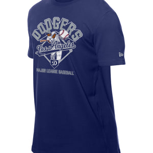 Los Angeles Dodgers New Era 2025 Batting Practice MLB T-Shirt Blau - STADIUMDREAMS