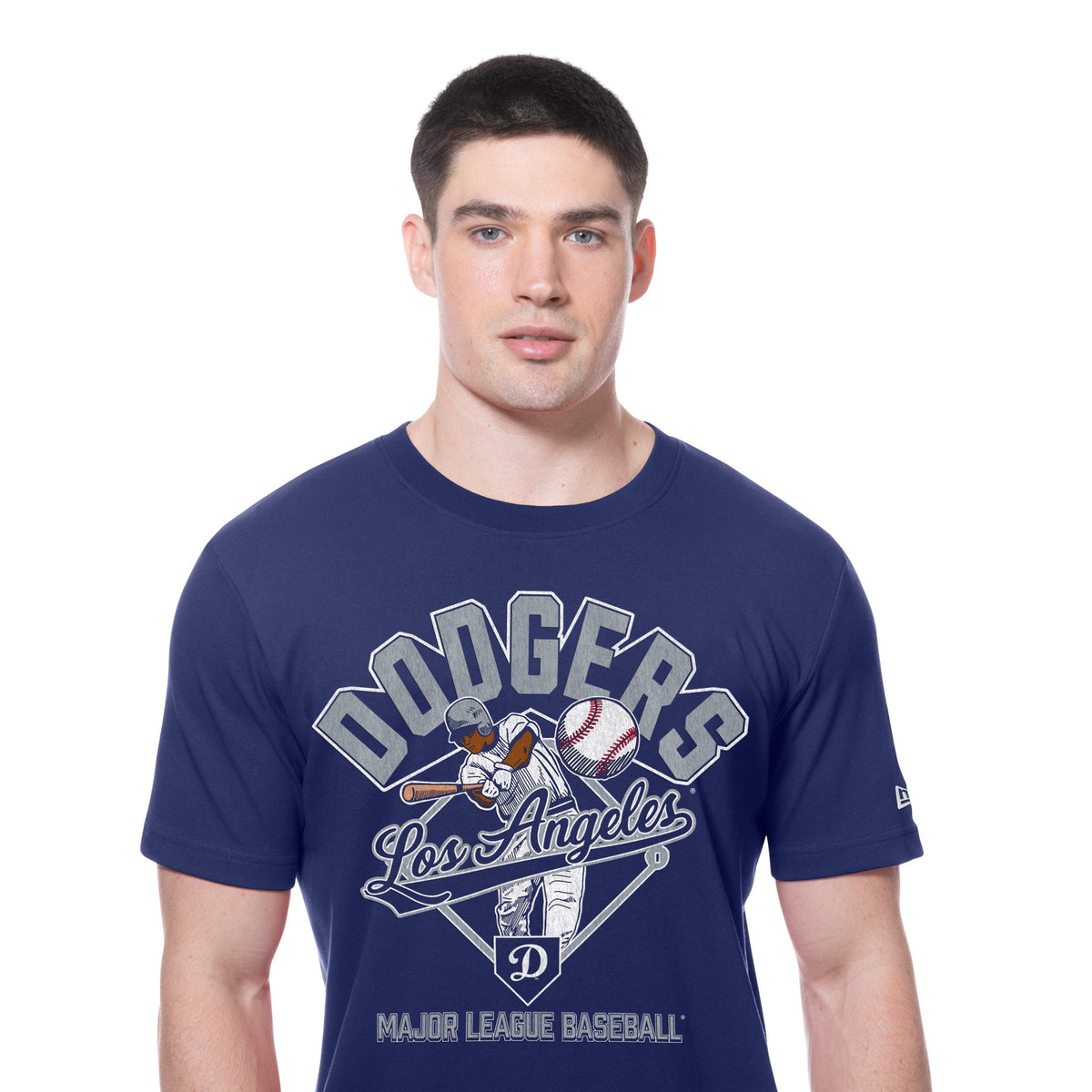 Los Angeles Dodgers New Era 2025 Batting Practice MLB T-Shirt Blau - STADIUMDREAMS