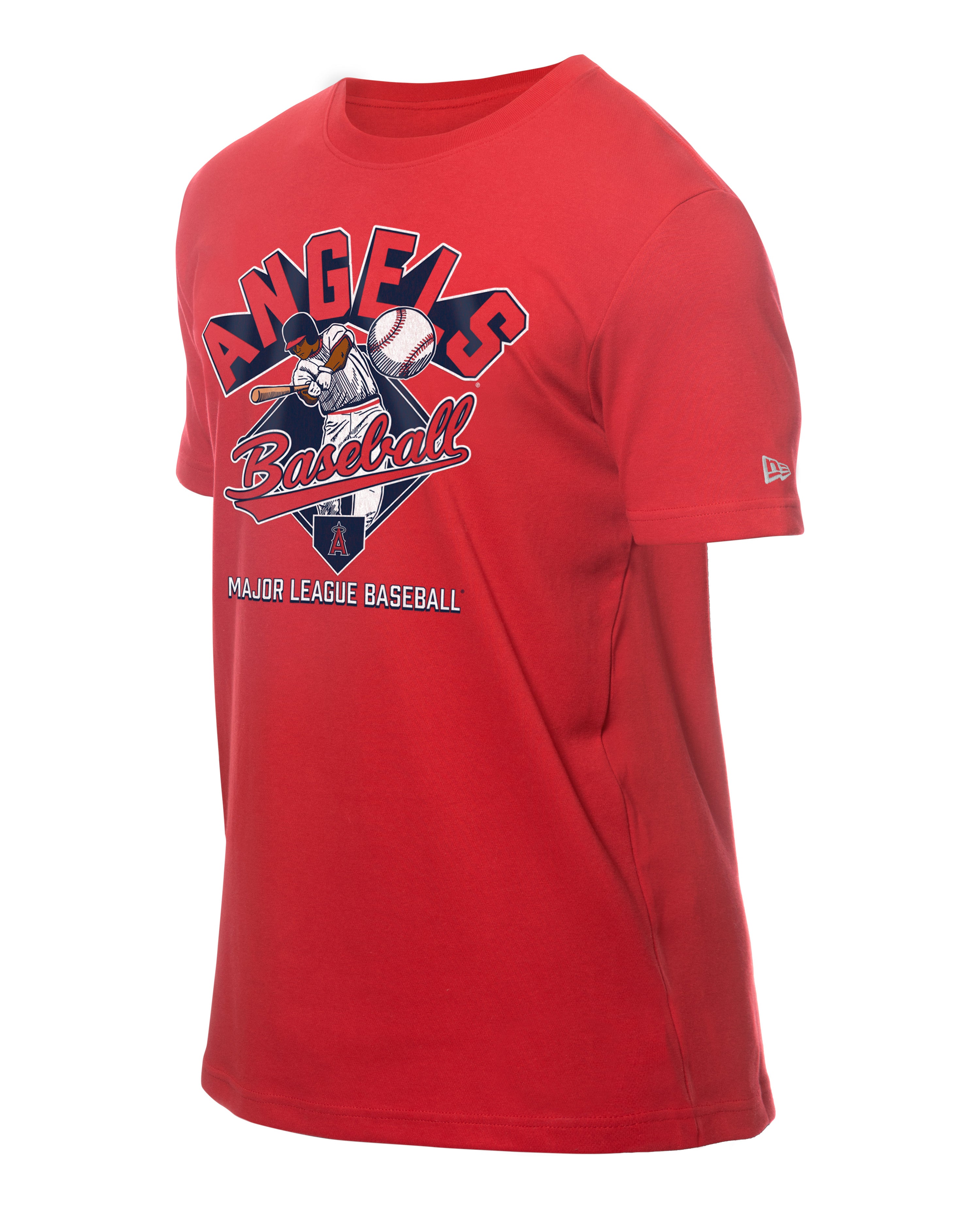 Anaheim Angels New Era 2025 Batting Practice MLB T-Shirt Rot - STADIUMDREAMS