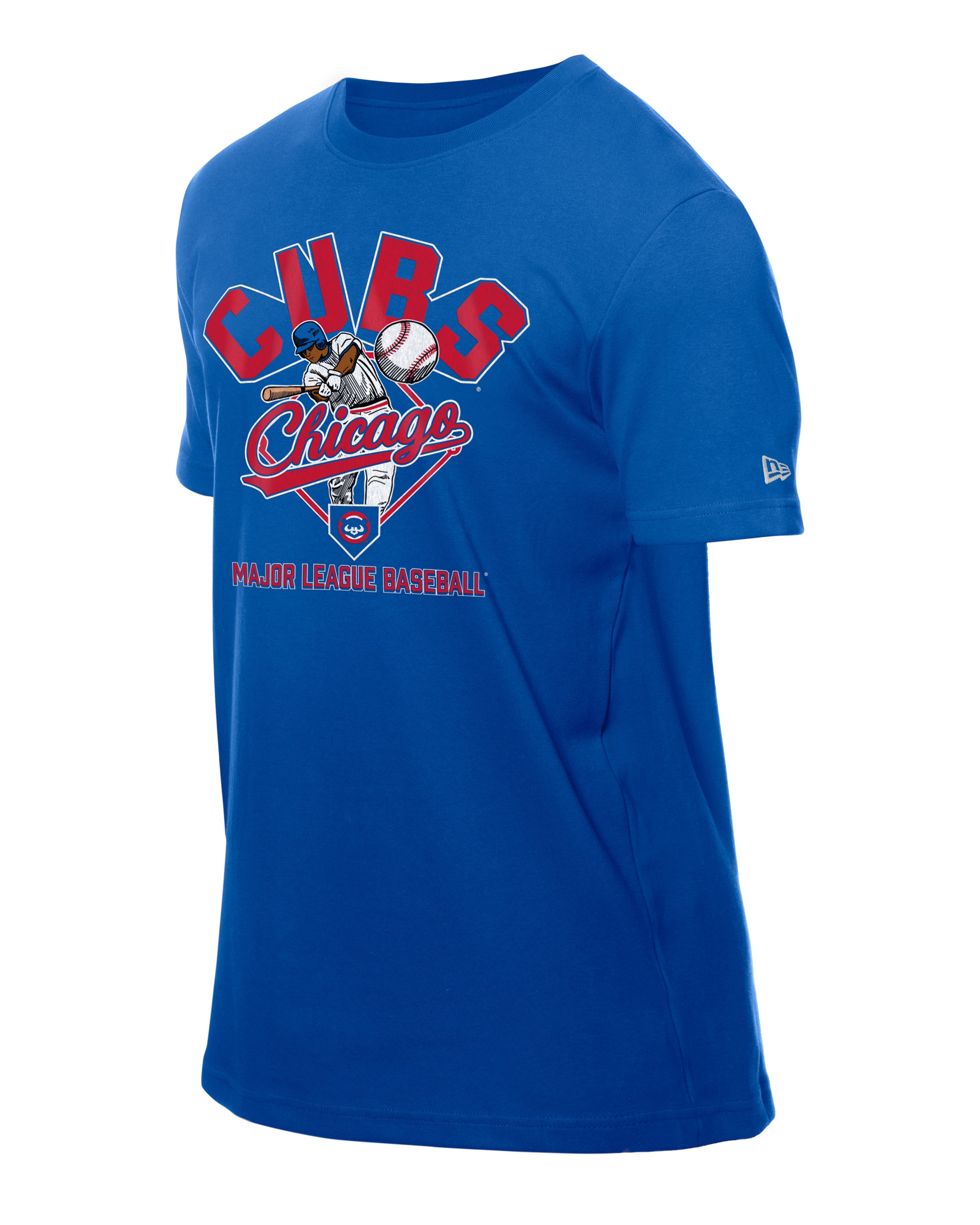 Chicago Cubs New Era 2025 Batting Practice MLB T-Shirt Blau - STADIUMDREAMS