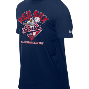 Boston Red Sox New Era 2025 Batting Practice MLB T-Shirt Navy - STADIUMDREAMS