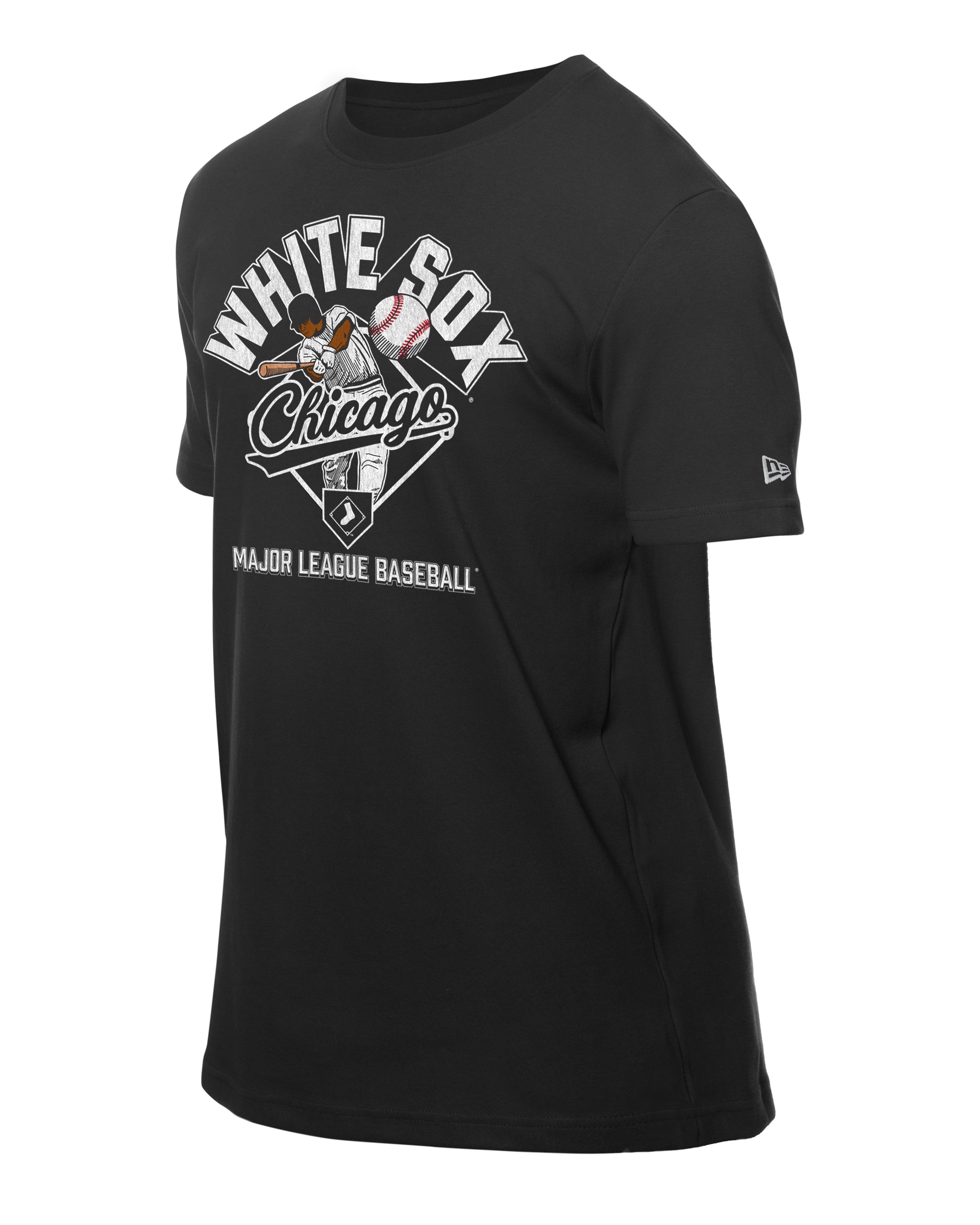 Chicago White Sox New Era 2025 Batting Practice MLB T-Shirt Schwarz - STADIUMDREAMS