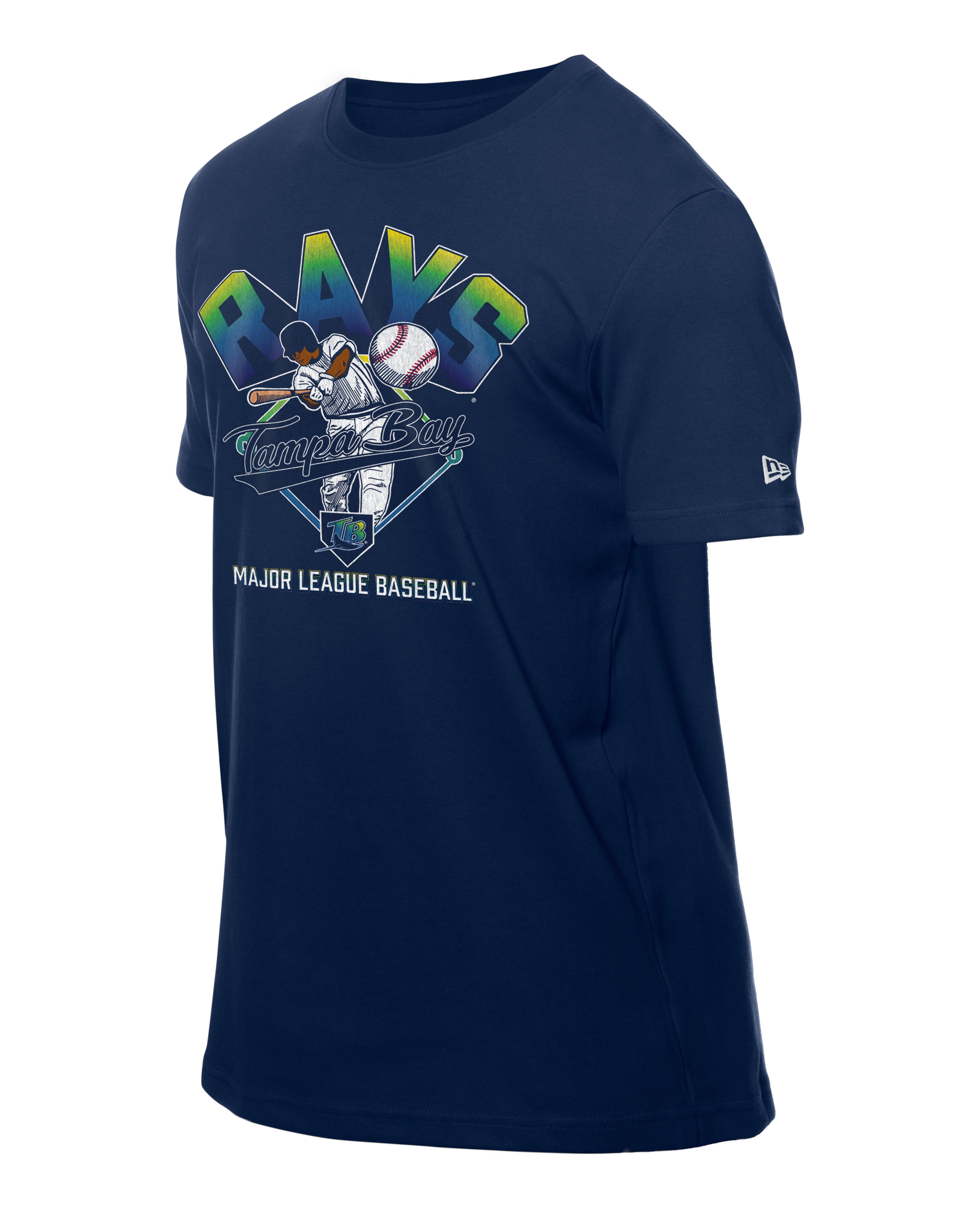 Tampa Bay Rays New Era 2025 Batting Practice MLB T-Shirt Navy - STADIUMDREAMS