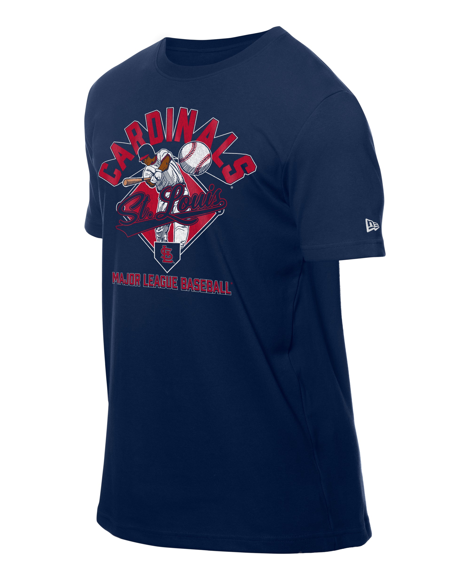 St. Louis Cardinals New Era 2025 Batting Practice MLB T-Shirt Navy - STADIUMDREAMS
