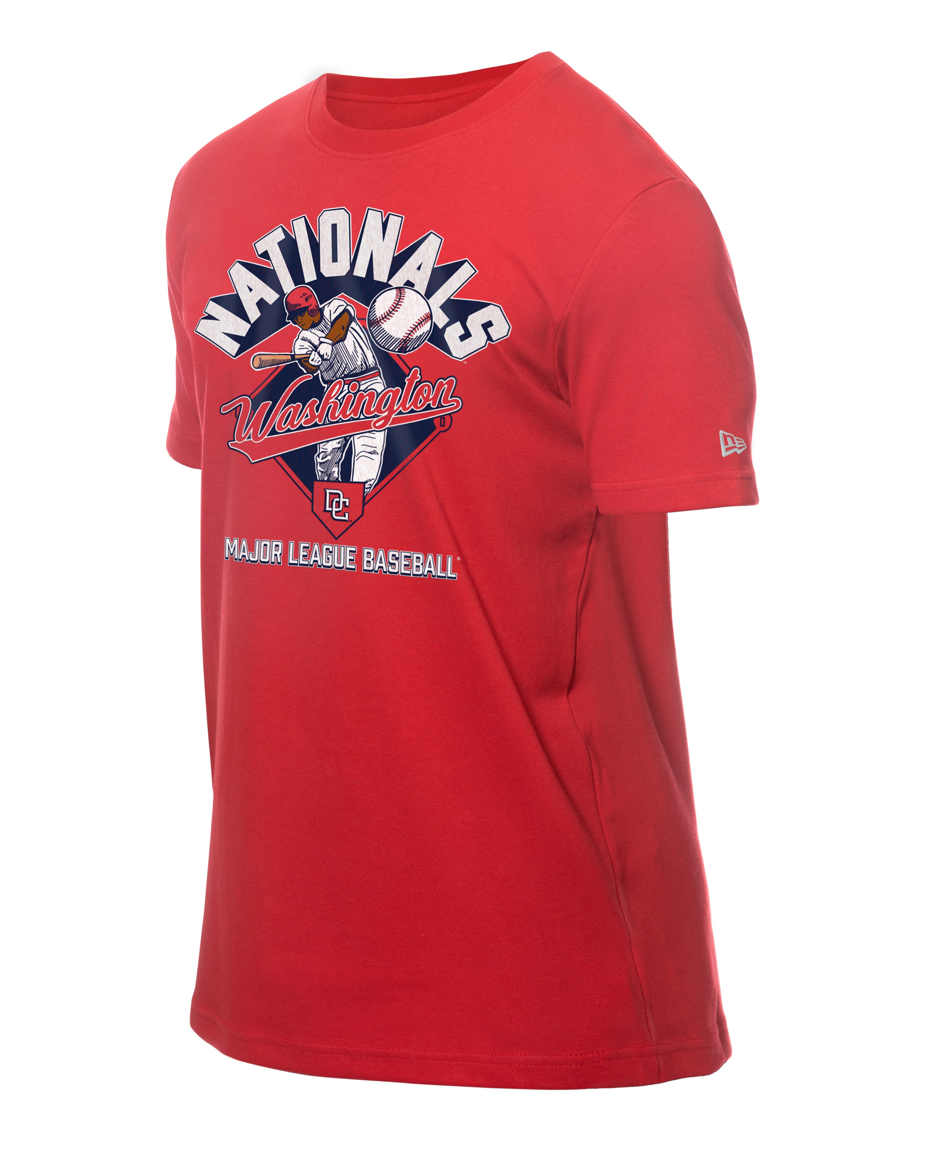 Washington Nationals New Era 2025 Batting Practice MLB T-Shirt Rot - STADIUMDREAMS