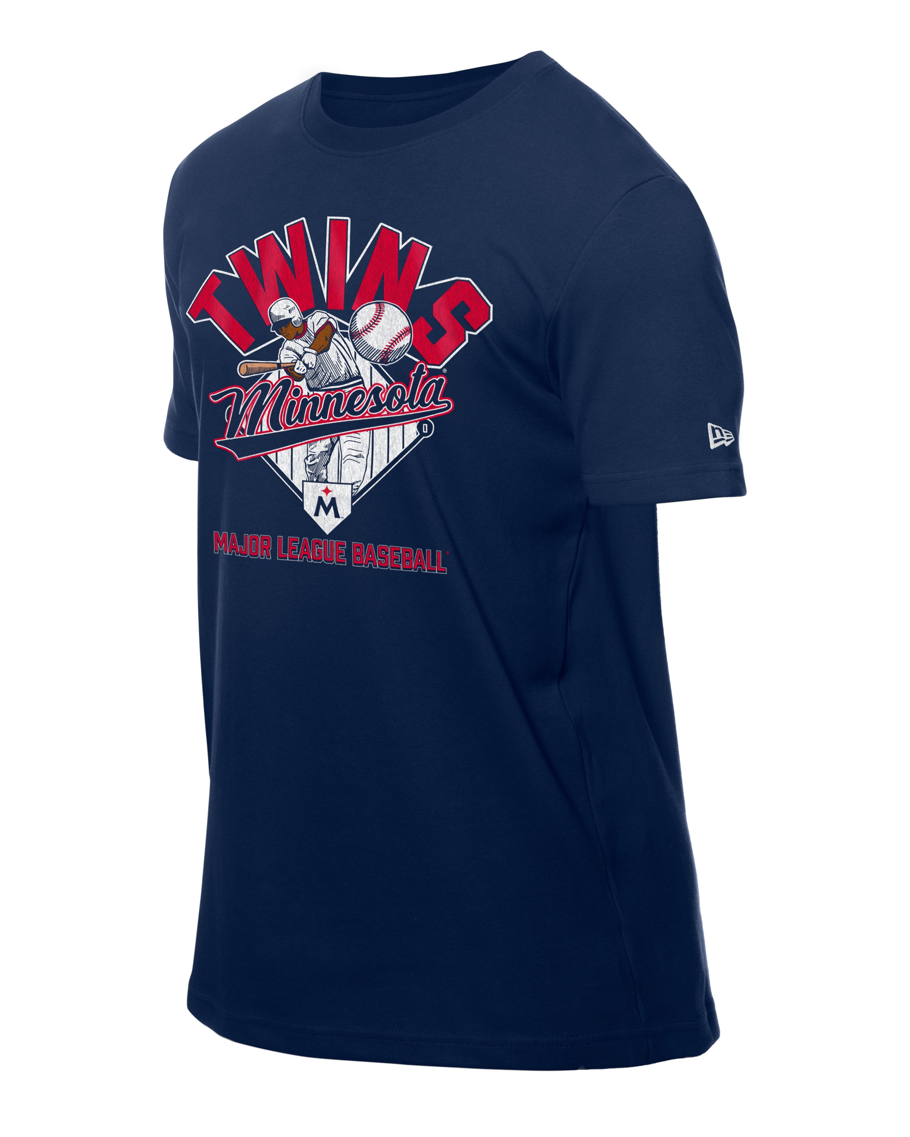 Minnesota Twins New Era 2025 Batting Practice MLB T-Shirt Navy - STADIUMDREAMS