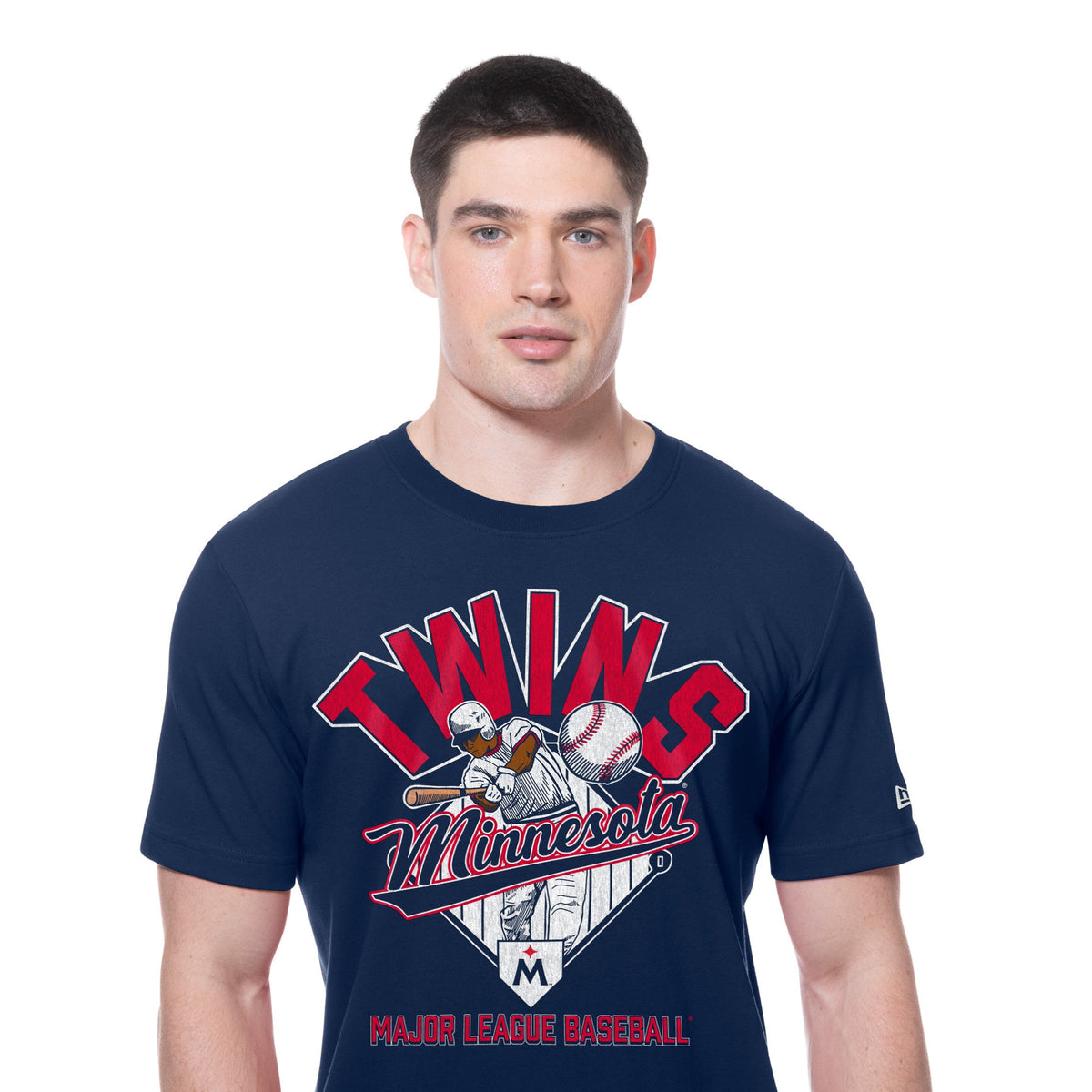 Minnesota Twins New Era 2025 Batting Practice MLB T-Shirt Navy - STADIUMDREAMS