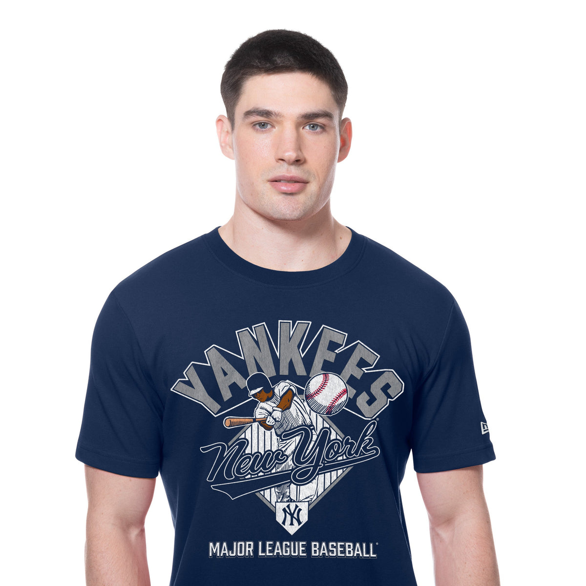 New York Yankees New Era 2025 Batting Practice MLB T-Shirt Navy - STADIUMDREAMS