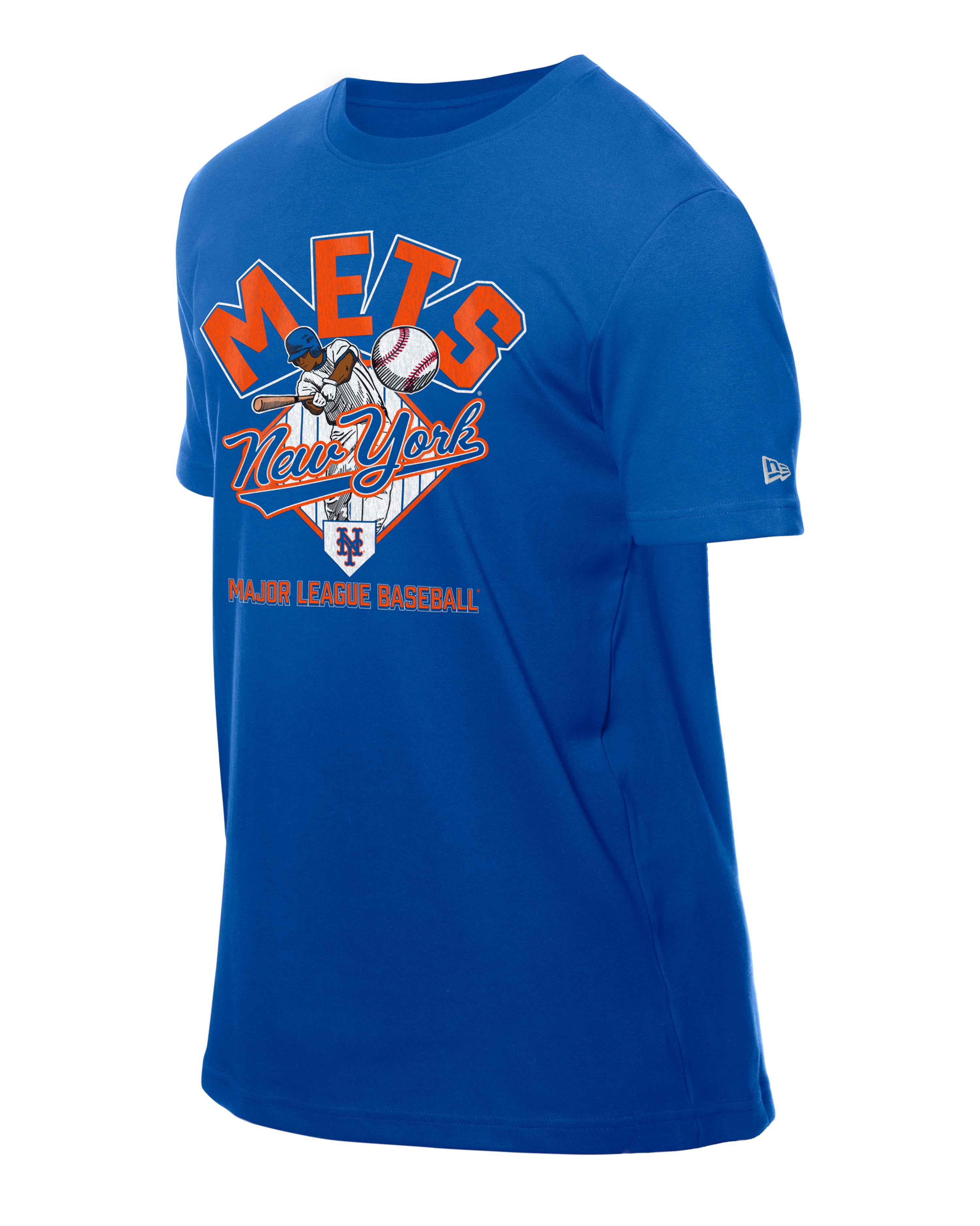 New York Mets New Era 2025 Batting Practice MLB T-Shirt Blau - STADIUMDREAMS