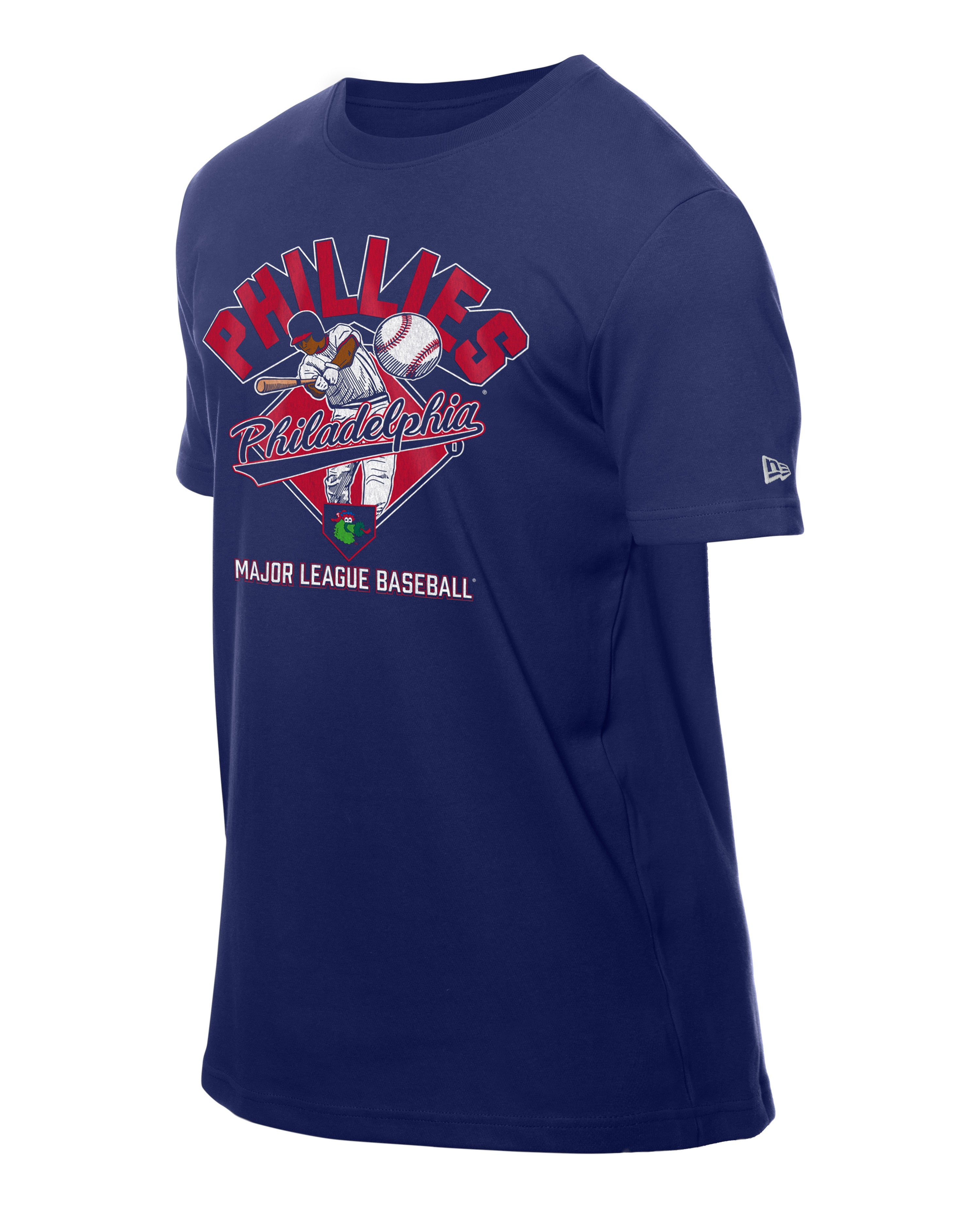 Philadelphia Phillies New Era 2025 Batting Practice MLB T-Shirt Navy - STADIUMDREAMS