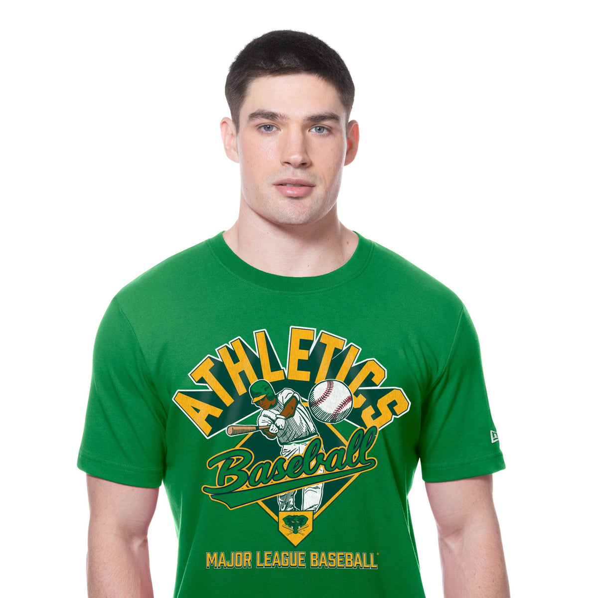 Oakland Athletics New Era 2025 Batting Practice MLB T-Shirt Grün - STADIUMDREAMS