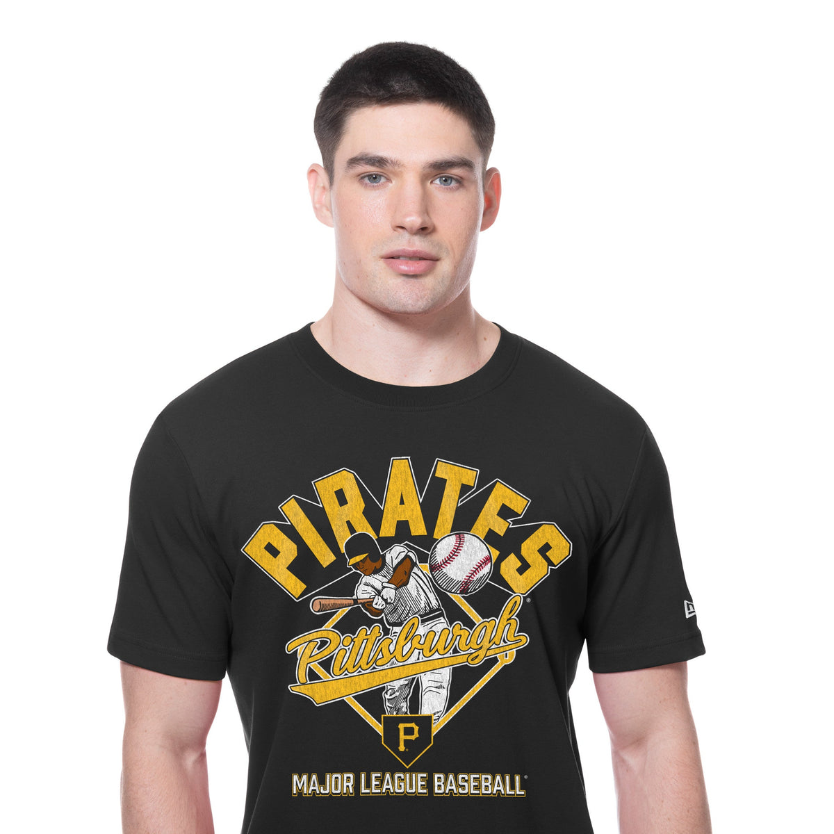 Pittsburgh Pirates New Era 2025 Batting Practice MLB T-Shirt Schwarz - STADIUMDREAMS