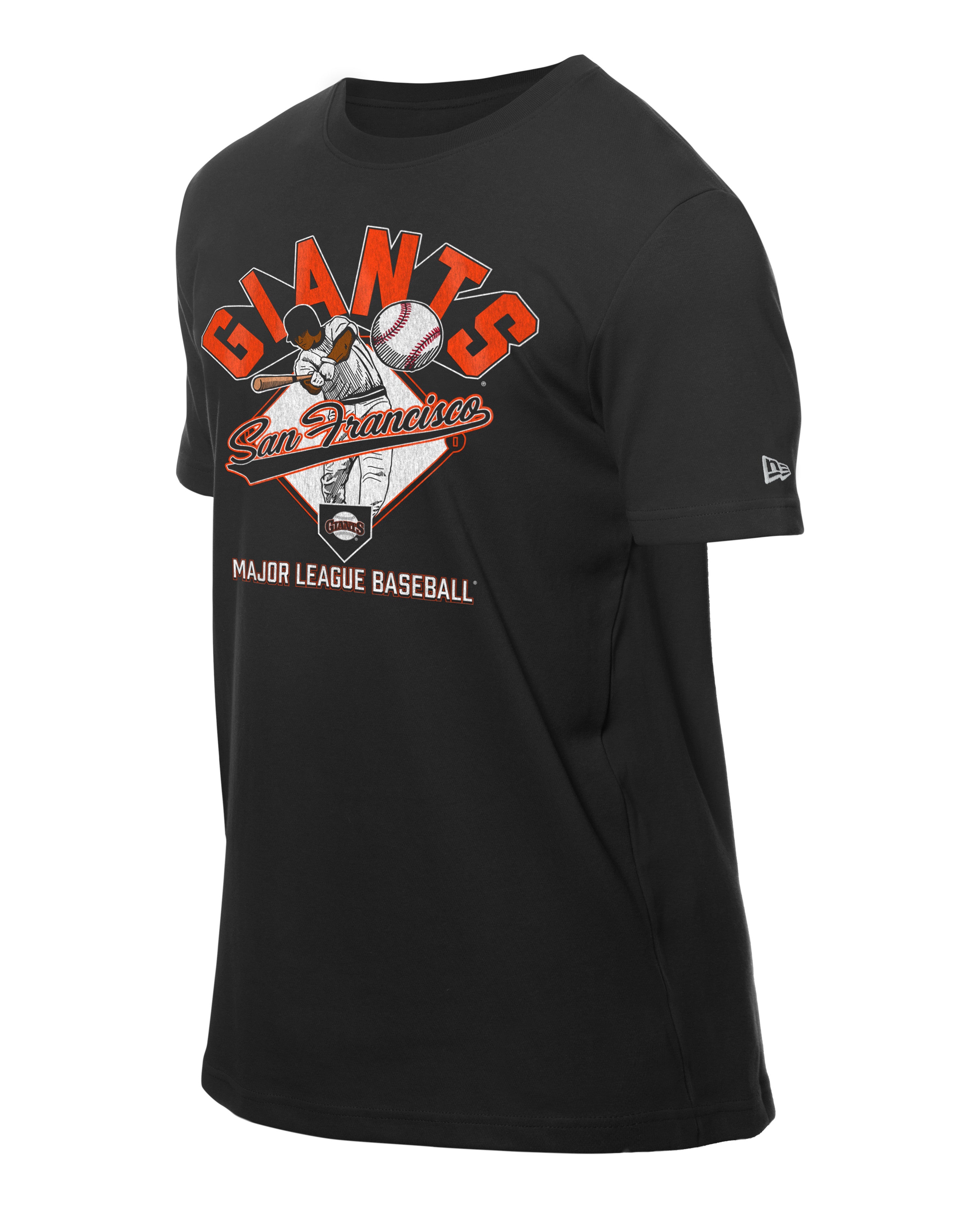 San Francisco Giants New Era 2025 Batting Practice MLB T-Shirt Schwarz - STADIUMDREAMS