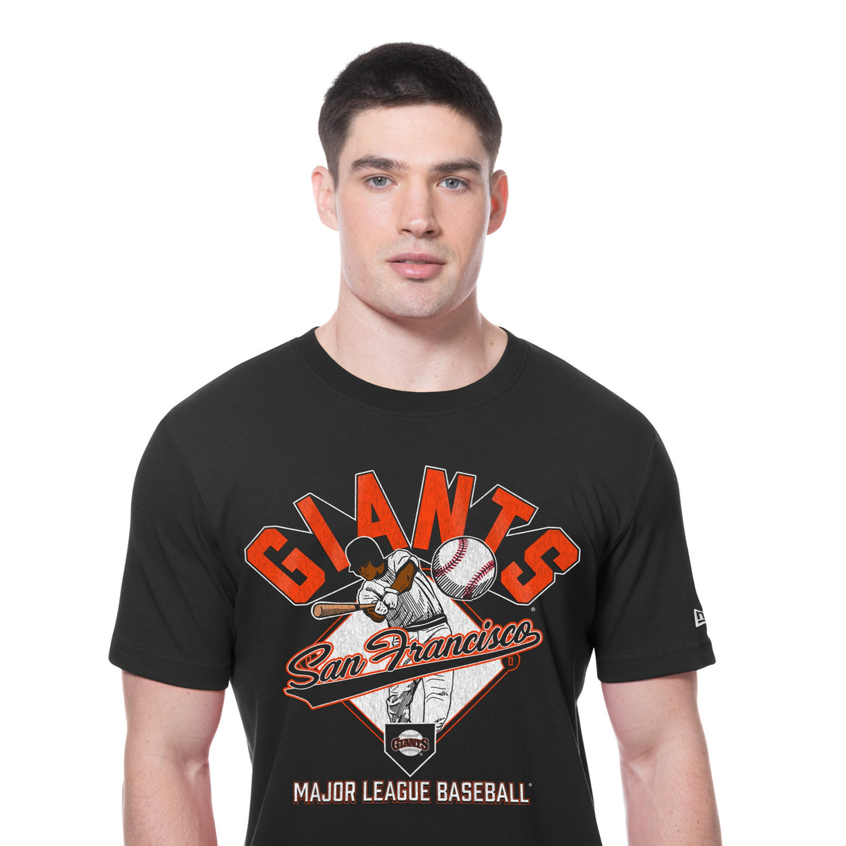 San Francisco Giants New Era 2025 Batting Practice MLB T-Shirt Schwarz - STADIUMDREAMS