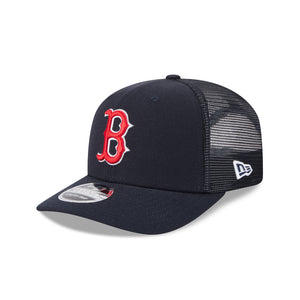 Boston Red Sox NEW ERA 9SEVENTY Stretch Snap MLB Trucker Cap in Blau, Seitenansicht