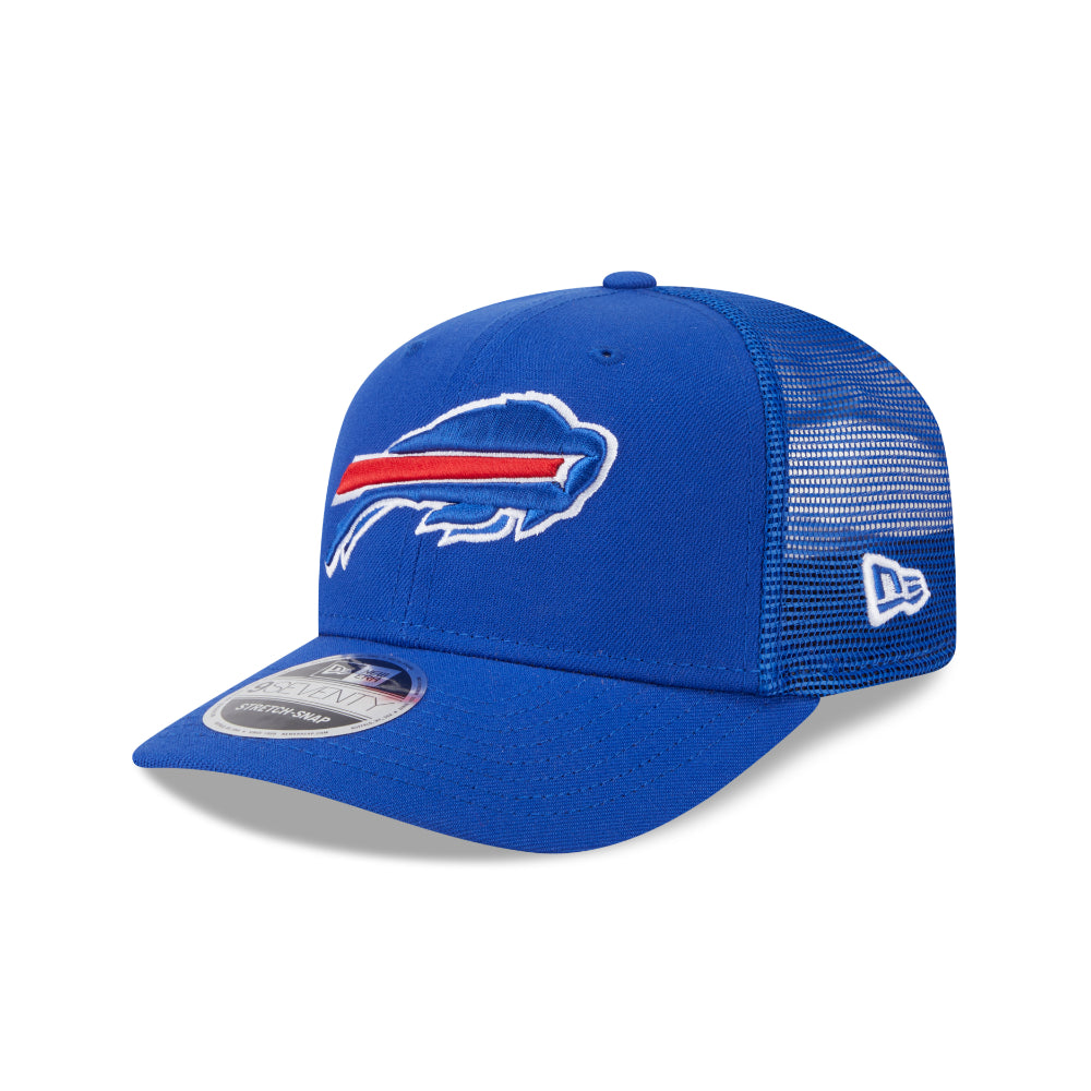 Buffalo Bills NEW ERA 9SEVENTY Stretch-Snap NFL-Trucker-Cap in Blau mit Teamlogo