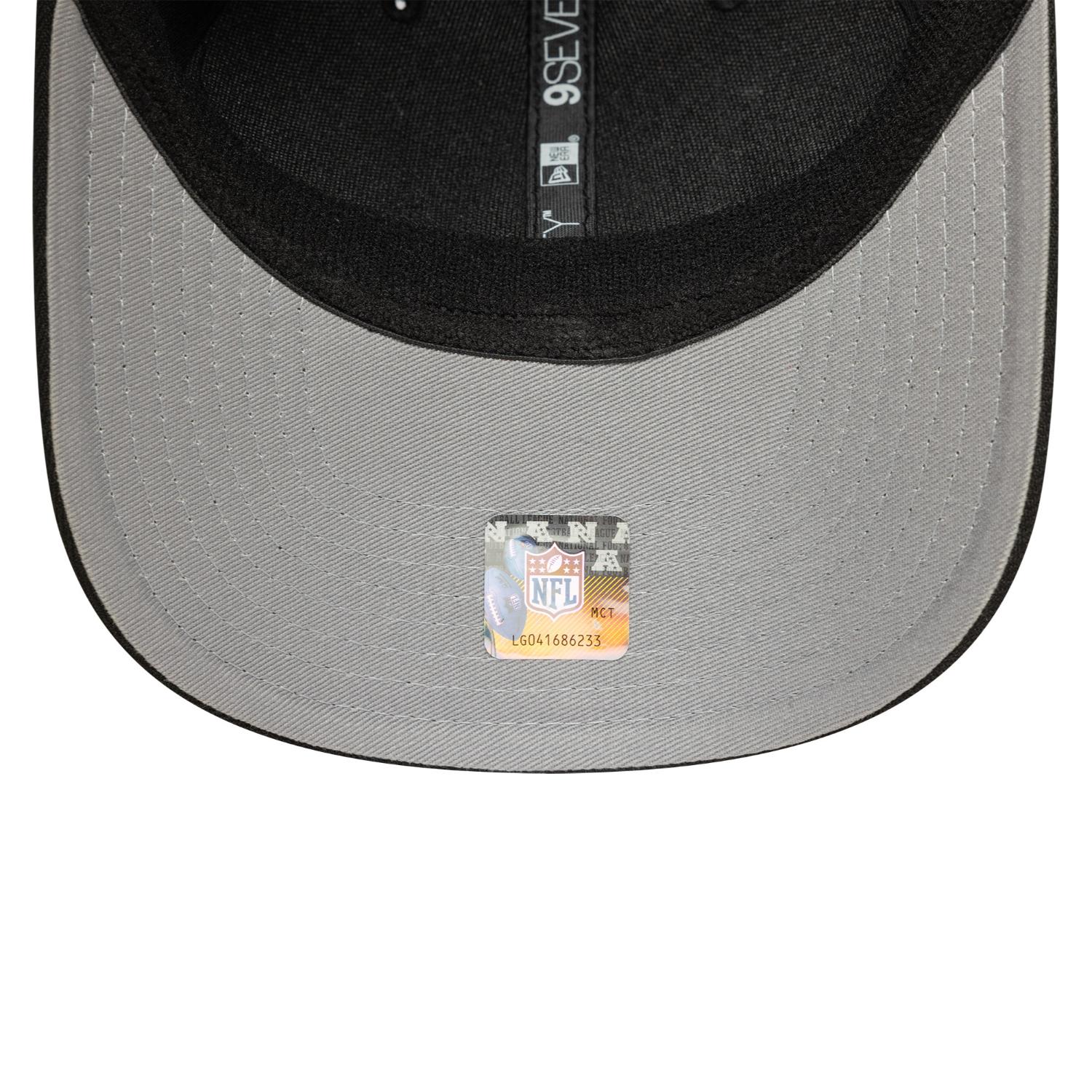Las Vegas Raiders New Era 9SEVENTY Stretch Snap Trucker NFL Cap Schwarz