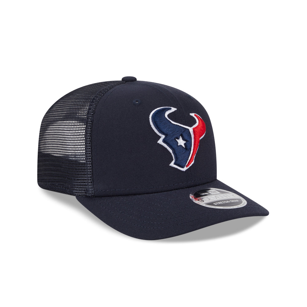 Houston Texans New Era 9SEVENTY Stretch-Snap-Trucker-Cap in Blau mit gebogenem Schirm 天天中彩票有