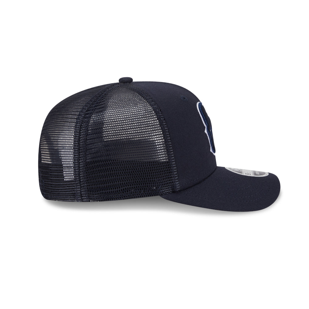 Houston Texans New Era 9SEVENTY Stretch Snap NFL Trucker Cap in Blau, Seitenansicht