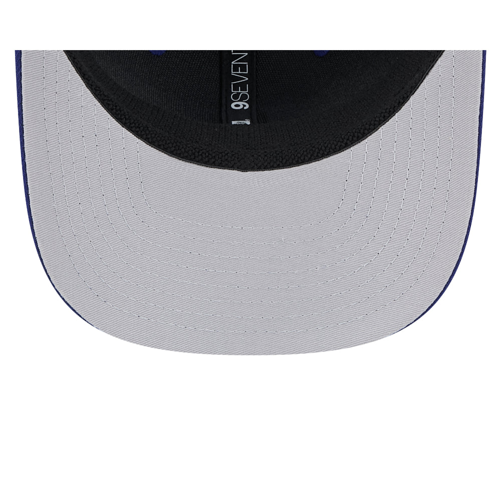 Los Angeles Dodgers New Era 9SEVENTY Stretch Snap MLB Trucker Cap in Blau mit Logo geschniegelt