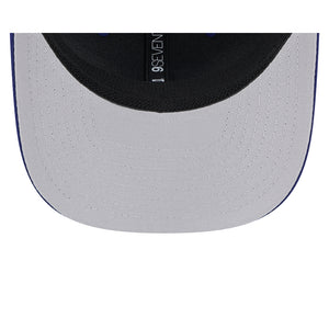 Los Angeles Dodgers New Era 9SEVENTY Stretch Snap MLB Trucker Cap in Blau mit Logo geschniegelt